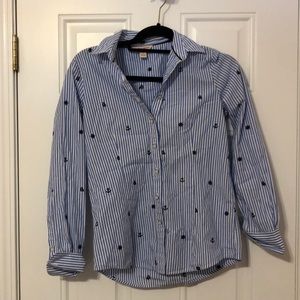 Brooks Brothers Red Fleece Blouse